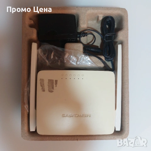 Wi-Fi рутер Mercusys MW305R, 300Mbps, 2 антени, снимка 3 - Рутери - 54195662