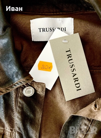Дънкено яке “ TRUSSARDI”, снимка 2 - Якета - 54329530