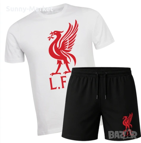Спортен екип комплект тениска + къси панталони LIVERPOOL / ЛИВЪРПУЛ