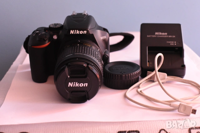 Nikon D3500 + Обектив AF-P 18-55 мм VR