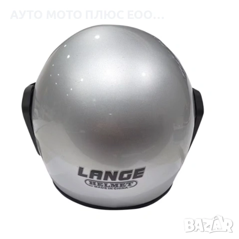 Каска за мотор с прозрачен визьор - Сив гланц., снимка 4 - Аксесоари и консумативи - 54220943