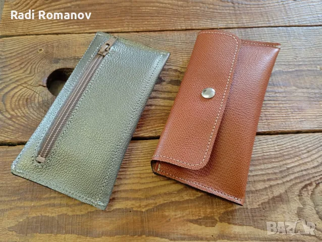 Ръчно изработени дамски кожени портфейли , снимка 3 - Портфейли, портмонета - 55341713
