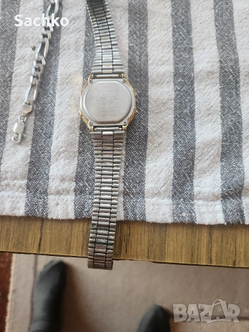 Casio и сребърна верижка 925, снимка 3 - Гривни - 55227947