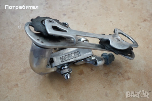 Шосеен курбел с три плочи Shimano Ultegra FC-6500/6503 52/42/30 + средно движение, снимка 6 - Части за велосипеди - 54415663