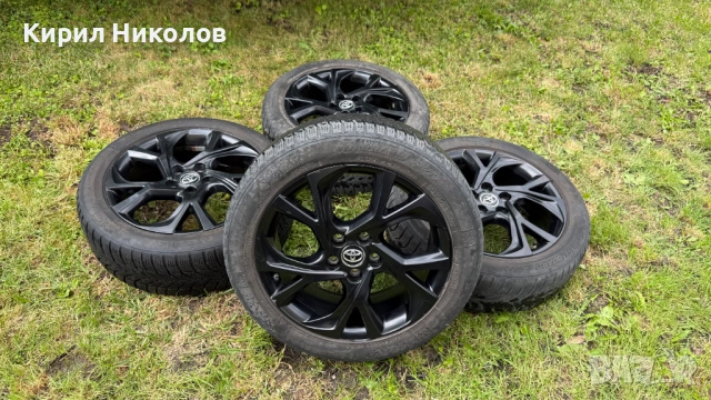 Оригинални 18" джанти Toyota CH-R (18x7J ET50 5x114.3) + зимни гуми NEXEN 225/50R18 99H, снимка 2 - Гуми и джанти - 54902055