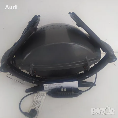 Електрическо барбекю WEBER Q140 Масивен корпус от лят алуминий Масивна чугунена решетка , снимка 3 - Барбекюта - 55391862
