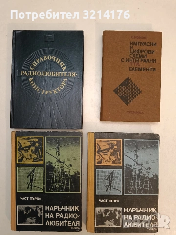 Справочник радиолюбителя-конструктора – Колектив (1983,Издание третье, Отлично състояние)