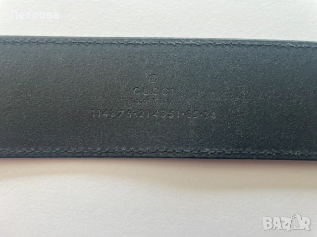 колан Gucci 85cm Оригинал, снимка 11 - Колани - 55113965