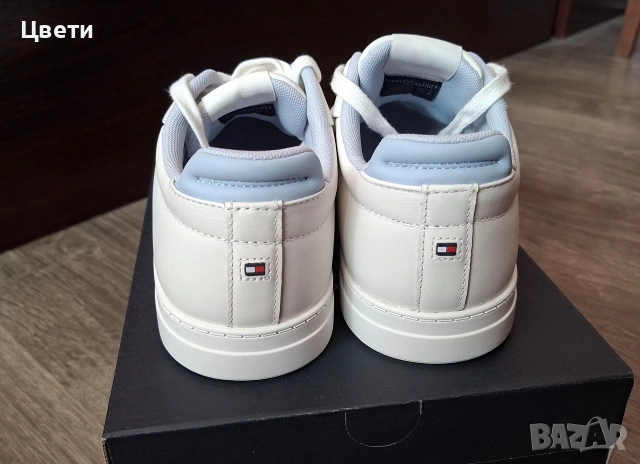 Дамски кожени обувки Tommy Hilfiger, снимка 6 - Маратонки - 54773895