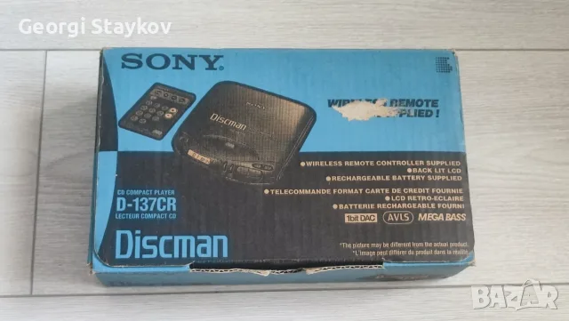 Дискмен - Sony D137cr - Made in Japan 