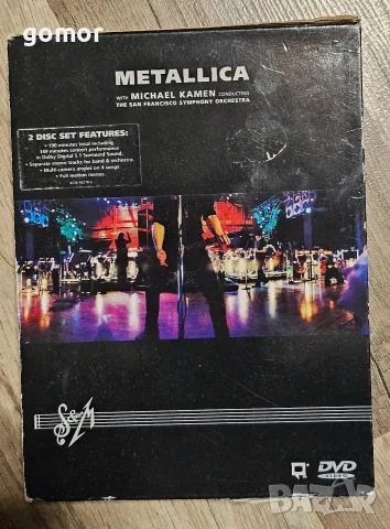 Metallica – S&M оригинален комплект 2 DVD с концерт и симфоничен оркестър