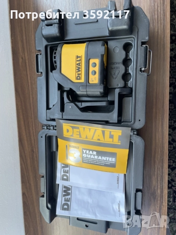 DeWalt - линеен лазарен нивелир, снимка 2 - Други инструменти - 55484847