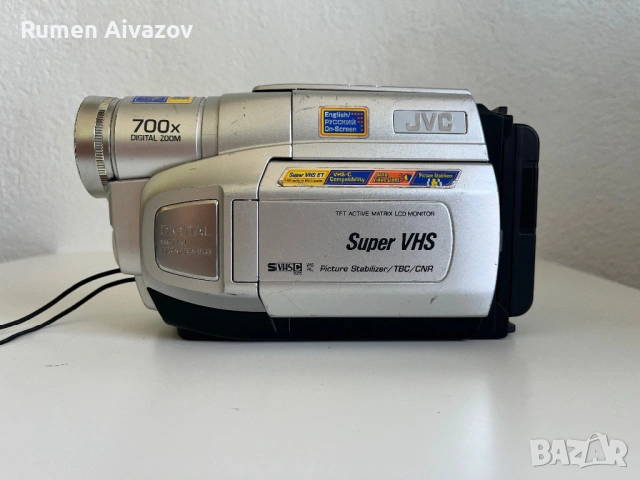Работеща видеокамера JVC GR-SXM49E Super VHS-C (със зарядно)