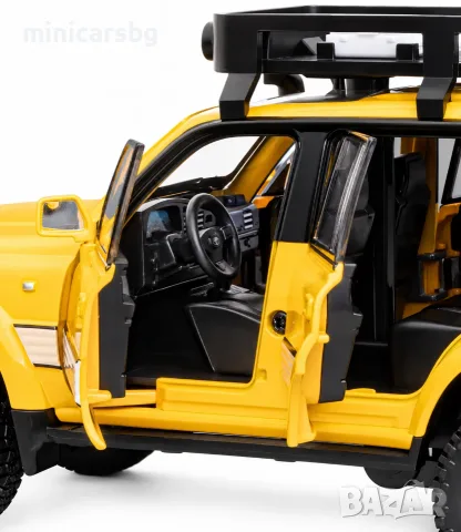 Метални колички: Toyota Land Cruiser LC80 Off-Road 1:24 – метален модел, снимка 6 - Колекции - 55628122