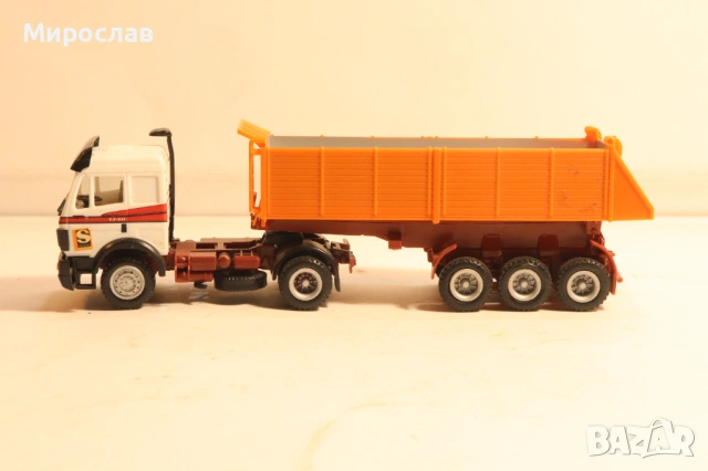 HERPA H0 1/87 MERCEDES BENZ САМОСВАЛ ГОНДОЛА КАМИОН МОДЕЛ