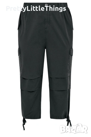 Черни памучни панталони Yours Clothing UK16