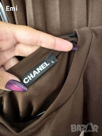 Комплект Chanel дълга пола и блуза , снимка 5 - Костюми - 55466083