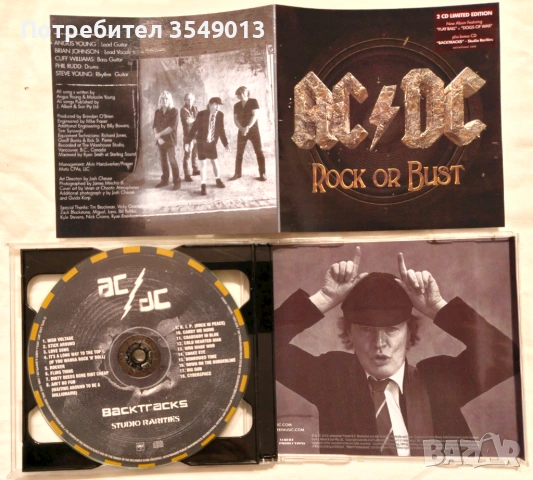CD / ЦД компакт диск - AC / DC - Rock or Bust [Limited Edition 2 CD] - 2014 , снимка 7 - CD дискове - 54034274