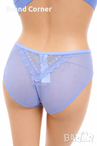 Hunkemöller луксозен комплект бельо в син цвят – размер XL, снимка 8 - Бельо - 54515045