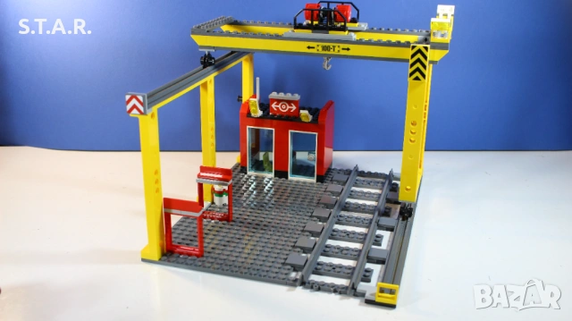 Лего Син Товарен Влак 60052 Lego City Blue Cargo Train, снимка 8 - Конструктори - 54720641