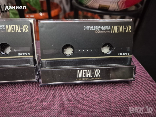 8 метални аудио касети - SONY METAL XR100, DENON HD-M/100 и TDK MA-X60 - като нови + подарък, снимка 4 - Аудио касети - 54825778