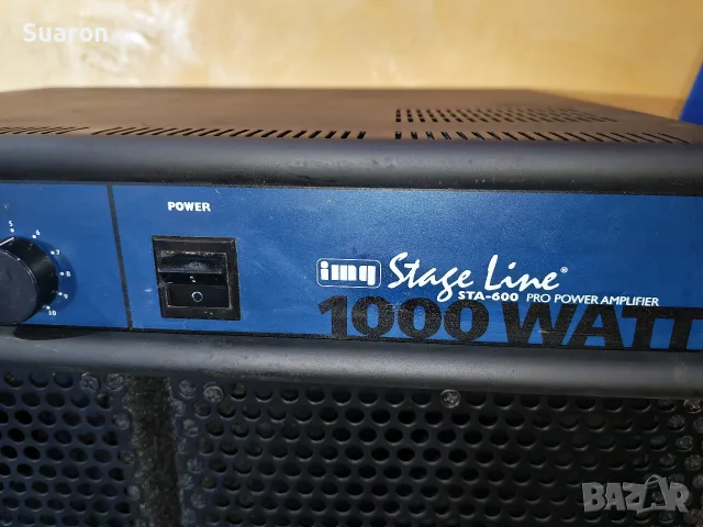 мощно крайно стъпало Stage Line STA-600, снимка 5 - Ресийвъри, усилватели, смесителни пултове - 55459154