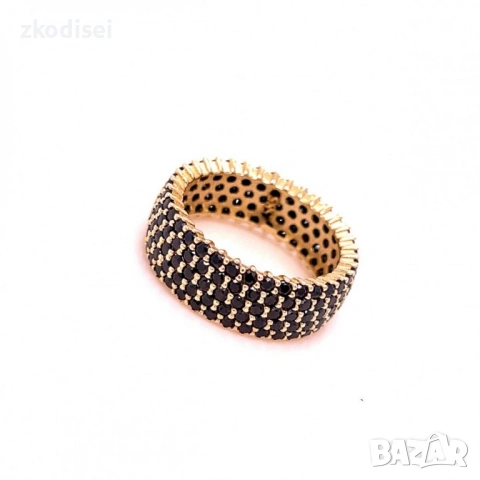 Златен дамски пръстен 3,76гр. размер:50 14кр. проба:585 модел:37756-5