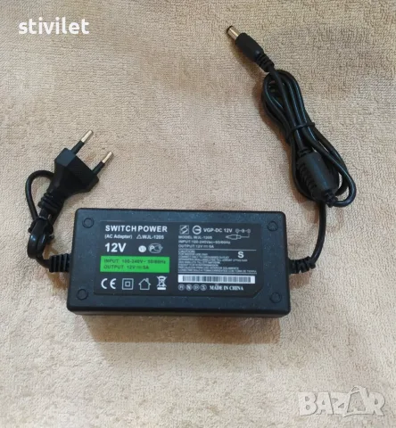 Адаптер 12V - 5A - 240 волта. НОВО - безплатна доставка., снимка 3 - Друга електроника - 55485123