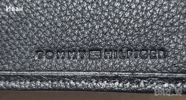 Нов, мъжки портфейл TOMMY HILFIGER – естествена кожа, снимка 6 - Портфейли, портмонета - 54378823