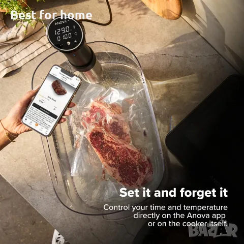 Anova Кулинарна Sous Vide Прецизна Готварска Кухня 3.0 (WiFi), 1100 Вата, снимка 7 - Чопъри и пасатори - 55584650