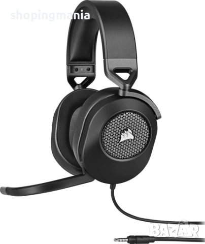 Геймърски компютърни слушалки Corsair HS65 Surround Carbon, снимка 3 - Слушалки и портативни колонки - 54828078