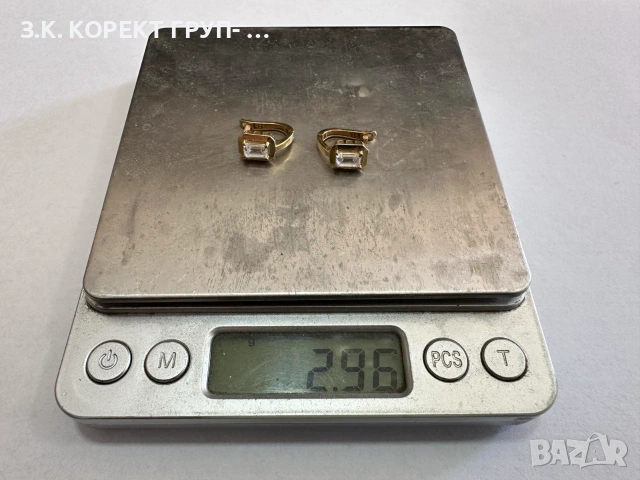 Златни дамски обеци 14К (585) – 2,96гр, снимка 2 - Обеци - 55103157