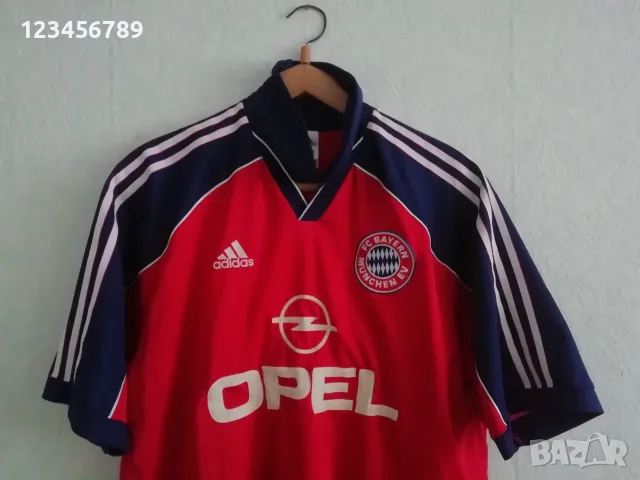 Bayern Munich Scholl Adidas оригинална тениска фланелка Байерн Мюнхен Шол екип ретро , снимка 5 - Тениски - 50730196