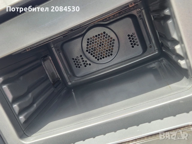 Фурна с вградена микровълнова(неръждаема стомана)-SIEMENS HB86P570B , снимка 8 - Печки, фурни - 54612304