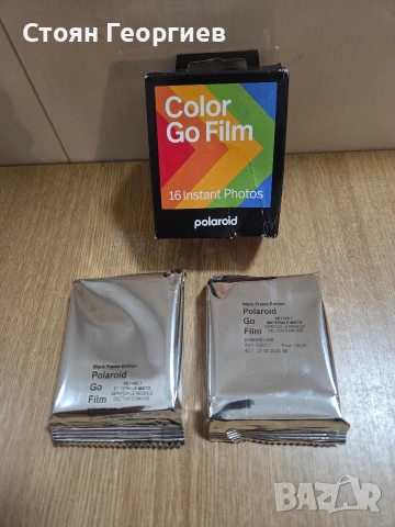 Двойна опаковка цветен филм Polaroid Go (Black Frame Edition