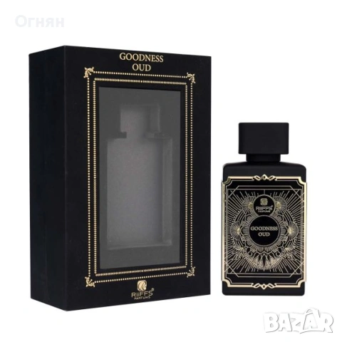 Оригинален арабски парфюм Goodness Oud Black Riiffs 100ml, снимка 4 - Мъжки парфюми - 54007178