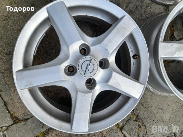 Продава алуминиеви джанти Опел,4х100,15 цола, снимка 3 - Гуми и джанти - 54258968