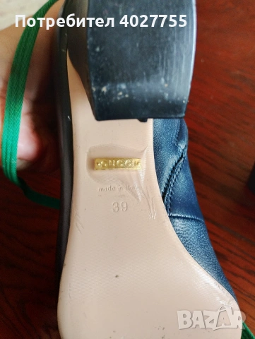 Боти естествена кожа  Gucci. 39 номер, снимка 2 - Дамски боти - 55135791
