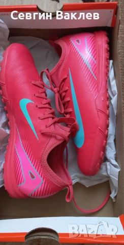 Nike JR Zoom Vapor 16 – Детски футболни обувки – Отлично състояние, снимка 3 - Детски обувки - 55077948