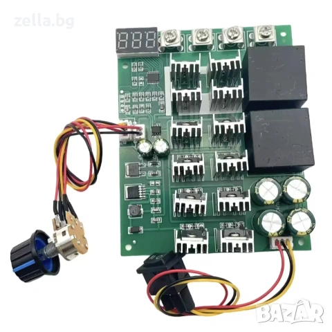 Дигитален PWM контролер 60A/100A, 12V-55V за DC мотор и HHO генератор 10113, снимка 3 - Друга електроника - 54657880