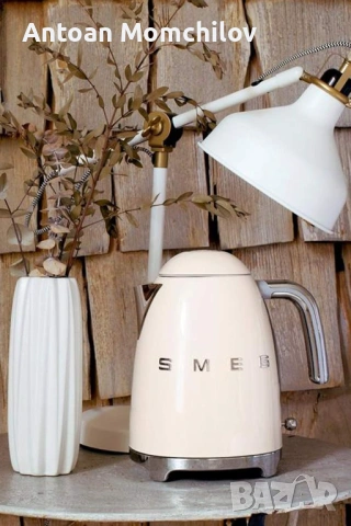 Електрическа кана Smeg KLF03CREU 1.7 л крем, снимка 3 - Кани - 54875107