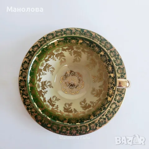 Колекционерска порцеланова чашка с чинийка Schumann Arzberg , снимка 8 - Други ценни предмети - 55653866