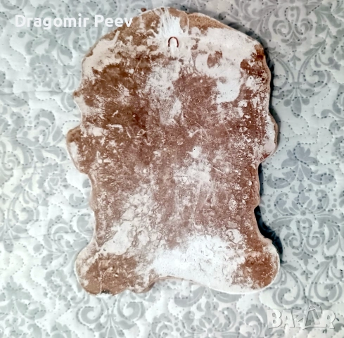 Рядко настенно пано Антична сцена гипс, лак, 33х24 см (Колекционерско), снимка 2 - Антикварни и старинни предмети - 54171219