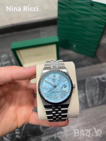 Продавам мъжки часовник Rolex Land-Dweller Ice Blue