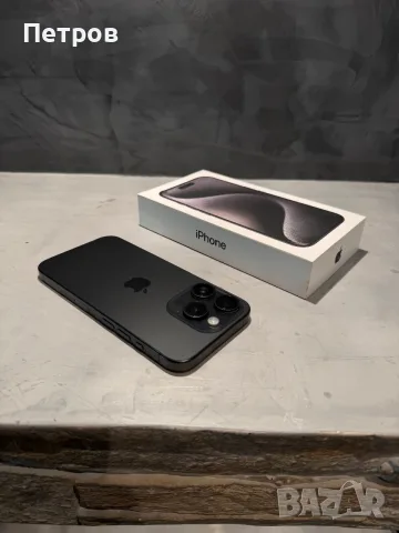 КАТО ЧИСТО НОВ Iphone 15 Pro 256 GB Black
