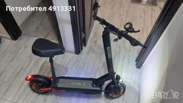 Електрическа тротинетка KUGOO KIRIN M4 Pro, Максимална скорост 45 км/ч, Автономия 60 км, Мотор 500W