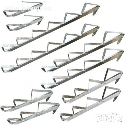 Метални носачи за стълби комплект (2 бр.) 2–6 стъпала | Стандарт и Премиум, снимка 3 - Други - 54236316