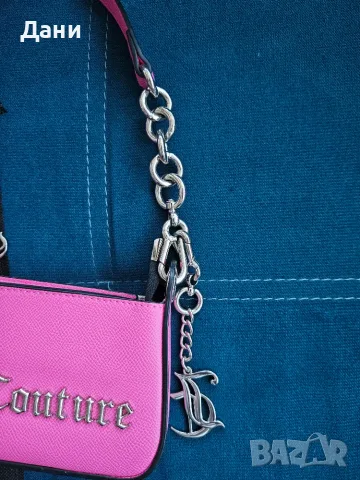 Продавам чисто НОВА малка секси Дамска чанта Juicy Couture, оригинална, розова, снимка 3 - Чанти - 55547819