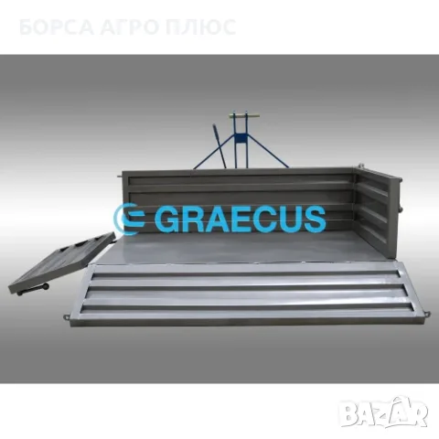 Навесен кош за трактор с механично изсипване GRAECUS CM180, снимка 6 - Селскостопанска техника - 55513126