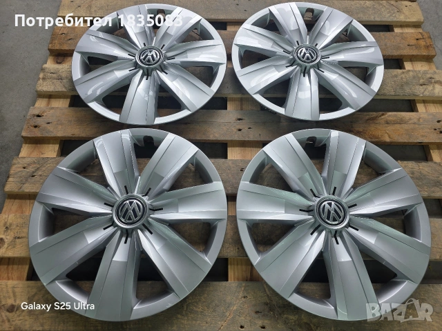 Оригинални тасове VW 16 цола, снимка 2 - Аксесоари и консумативи - 54580964